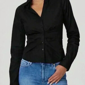 PAIGE Women's Alera Shirt Color Black Size L